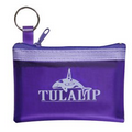 Zippered PVC Coin Pouch